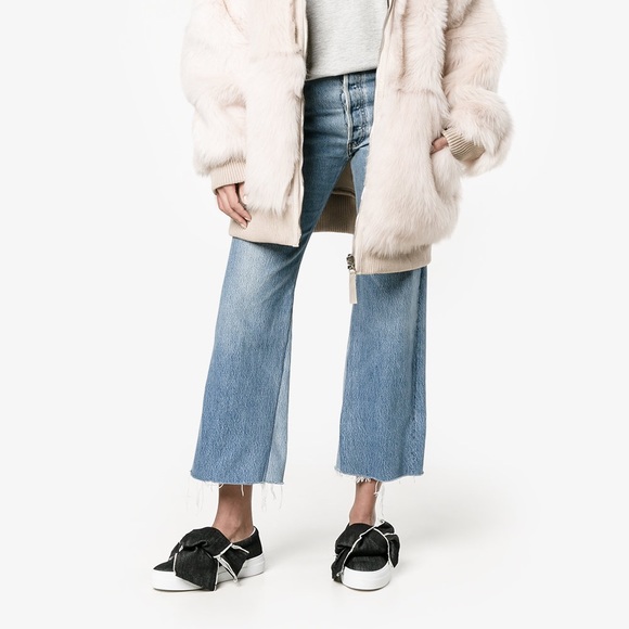 Joshua’s Azire Bow Denim Slip-on Sneakers Flats - Picture 7 of 8